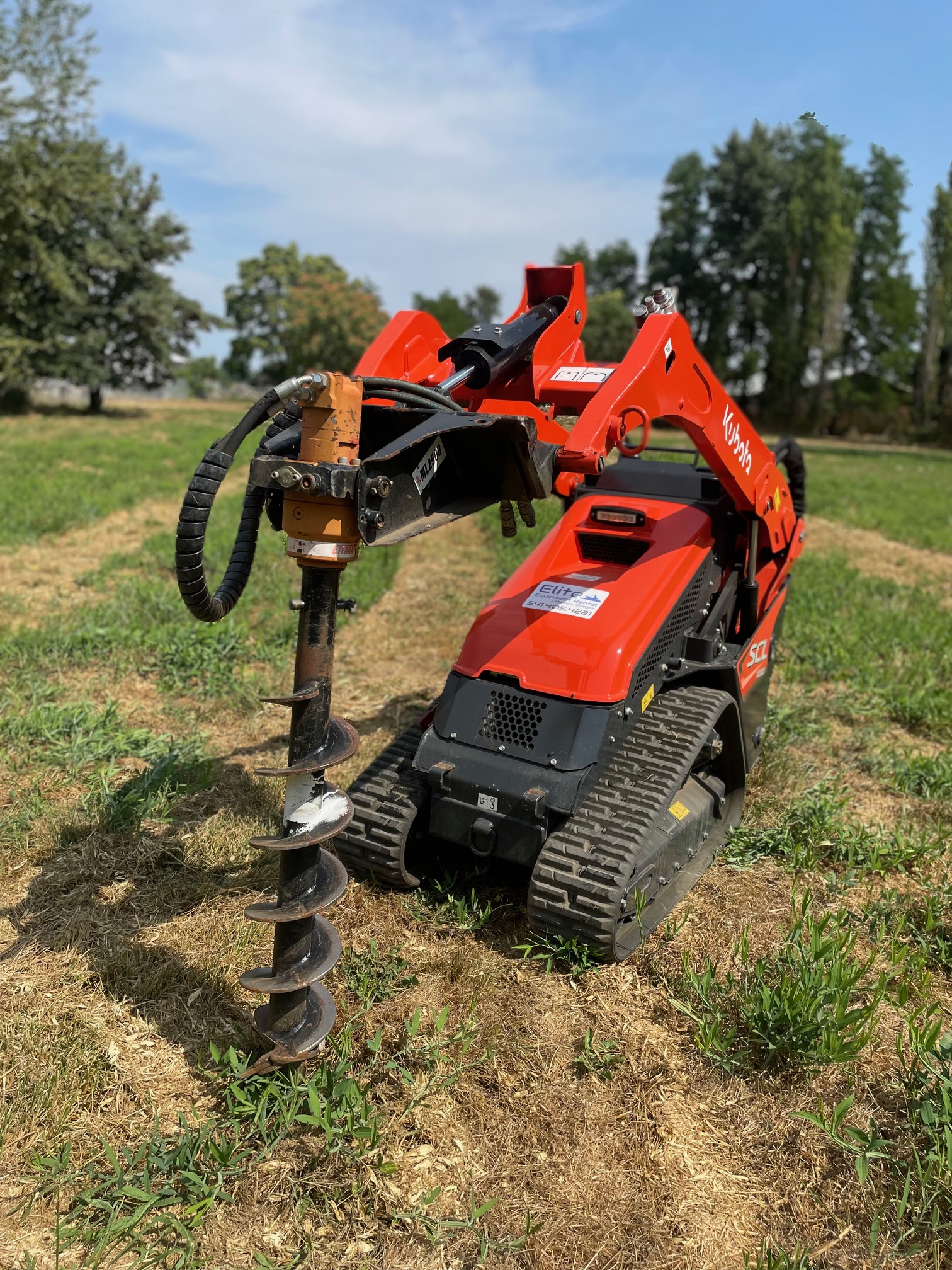 STAND ON AUGER ATTACHMENT